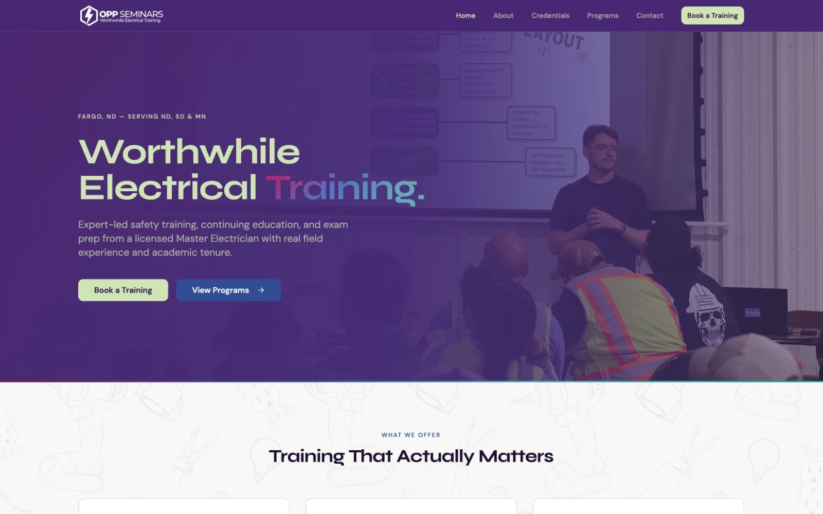 Opp Seminars website